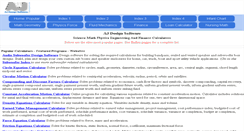 Desktop Screenshot of ajdesigner.com